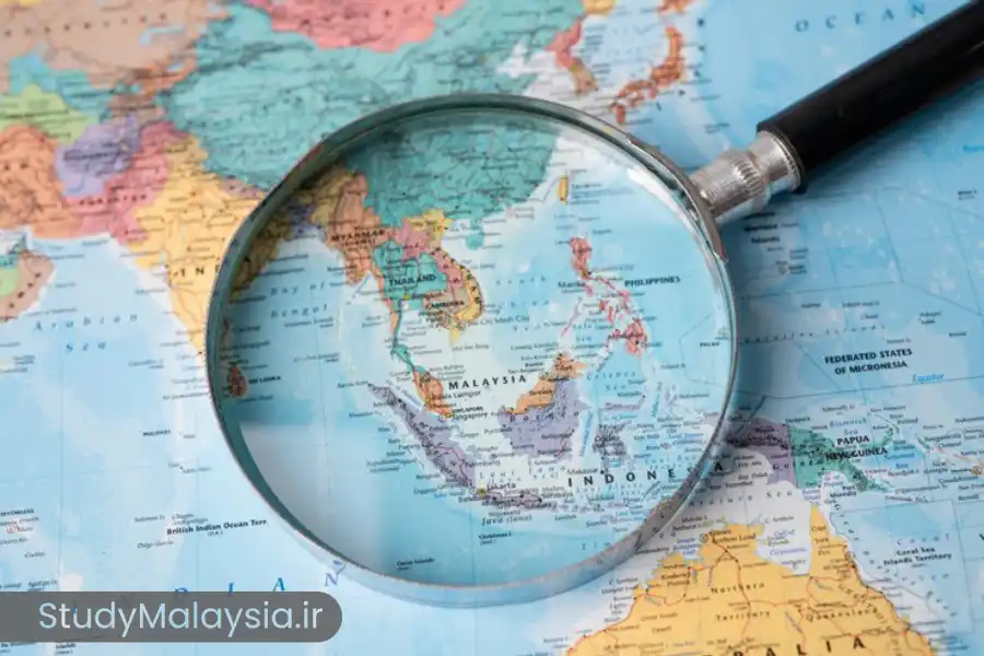 موقعیت جغرافیایی پایتخت مالزی، کوالالامپور
